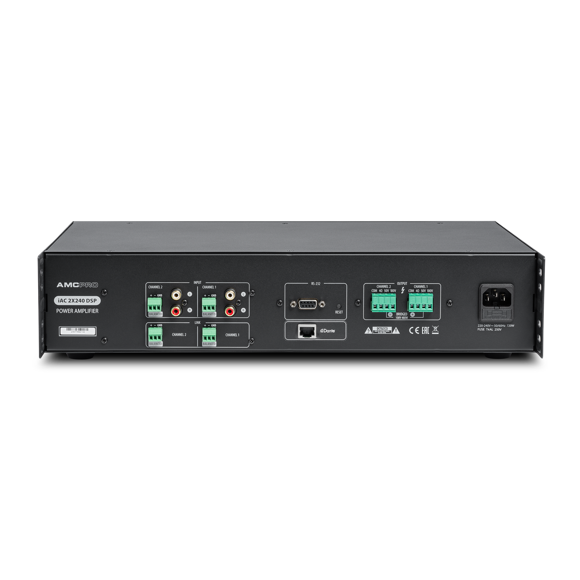 iAC 2X240 DSP Dante AMC